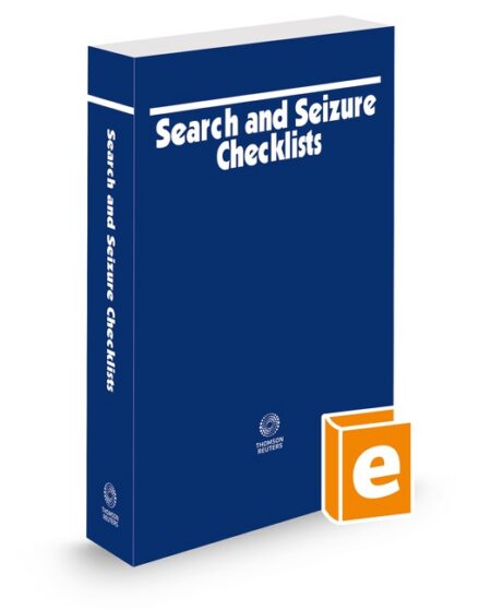 Search and Seizure Checklist 2026 ed by Publisher's Editorial Staff