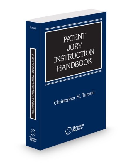 Patent Jury Instructions Handbook 2025 ed by Edward D Manzo