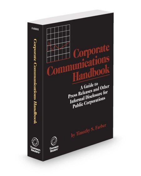 Corporate Communication Handbook 2025 2026 ed by Timothy S Farber Wesley S Walton