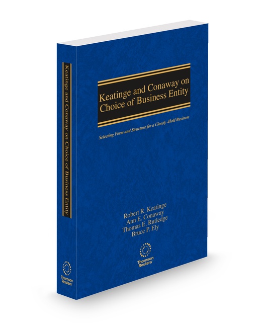 Keatinge On Choice of Business Entities 2025 2026 ed by