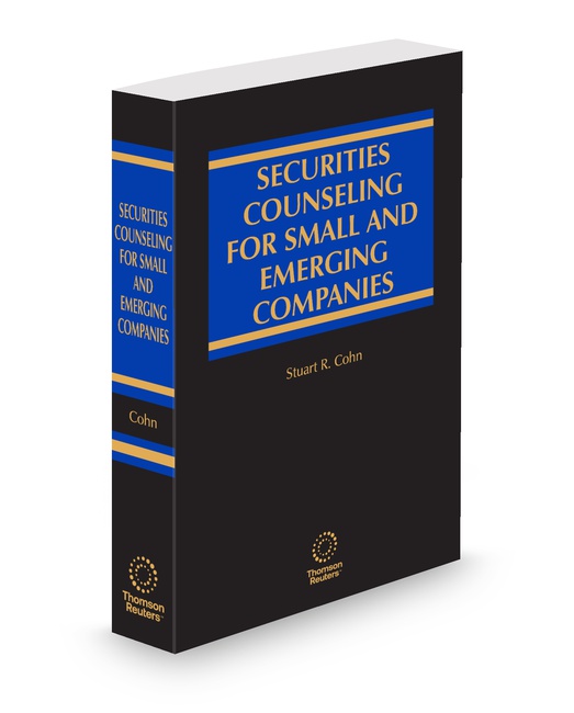 Securities Counseling for Small and Emerging Companies 2025 2026 ed by Stuart R Cohn
