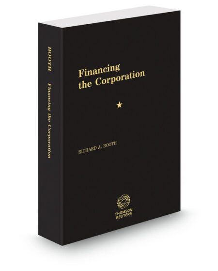 Financing The Corporation 2024 2025 ed by Richard A Booth