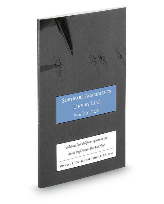 Aspatore Software Agreements Line By Line 2nd Edition by James R Kalyvas Michael R Overly