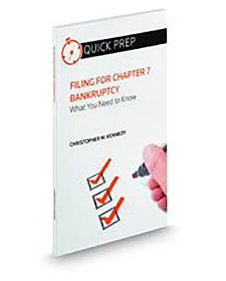 Aspatore Filing for Chapter 7 Bankruptcy 2011 ed by Christopher M Kennedy