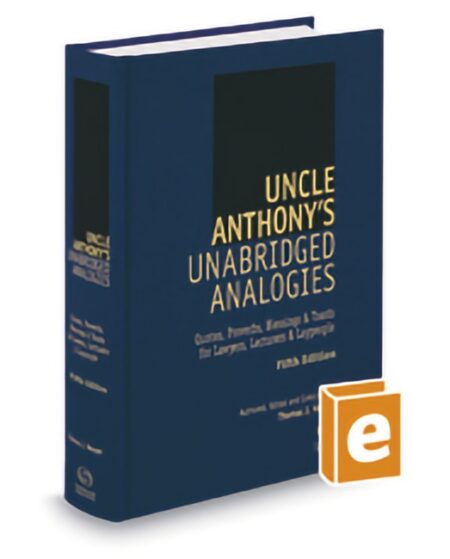 Uncle Anthonys Unabridged Analogies Fifth Edition by Thomas J Vesper