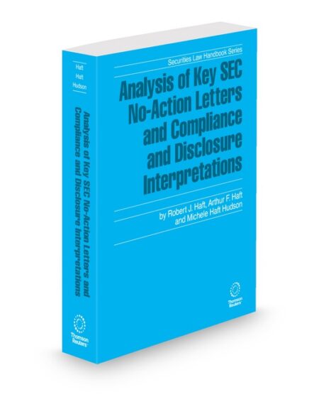 Analysis of Key SEC No Action 2025 2026 ed by Arthur F Haft J D Michele H Hudson J D Robert J Haft