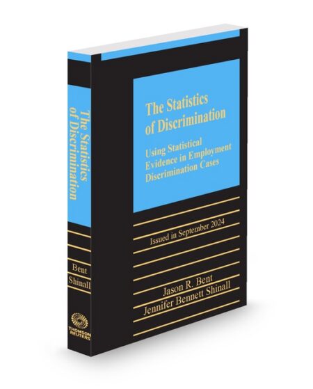 Statistics of Discrimination 2025 2026 ed by Jason R Bent Associate Dean for Academic Affairs and Law Professor Jennifer Bennett Shinall