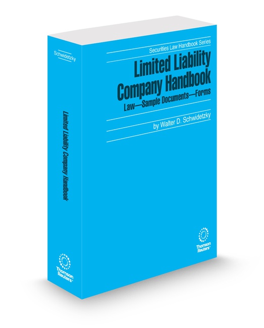 Limited Liability Company Handbook 2025 2026 ed by Mark A Sargent Walter D Schwidetzky