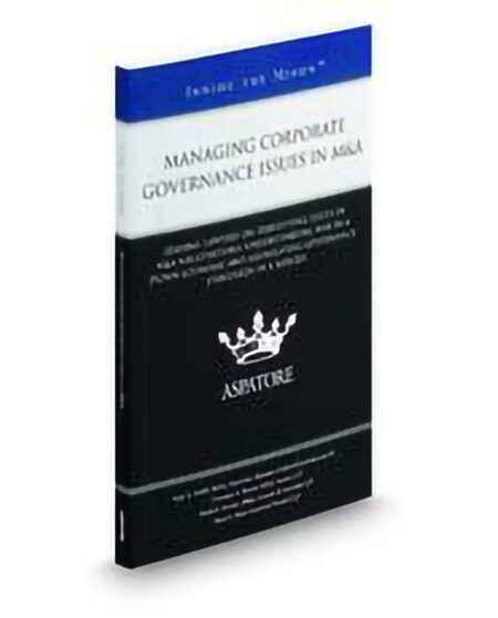 Aspatore Managing Corporate Governance Issues In M&A by Courtney A Rosen Frank P Arnone Gary S Schiff Ryan A Murr