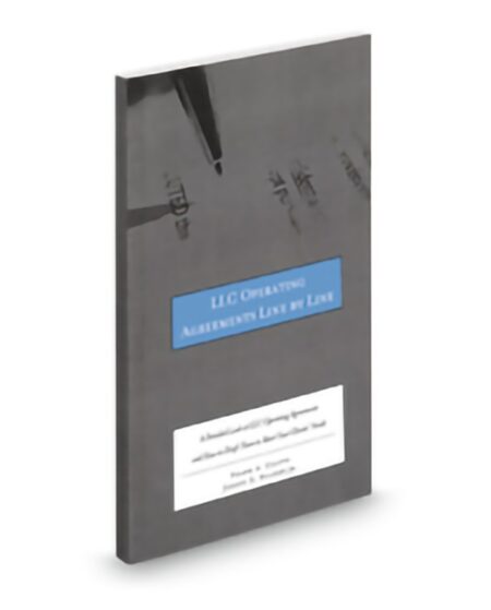 Aspatore LLC Operating Agreements Line By Line by Frank A Ciatto Joseph B Walker