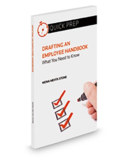 Aspatore Drafting An Employee Handbook by Mona Mehta Stone