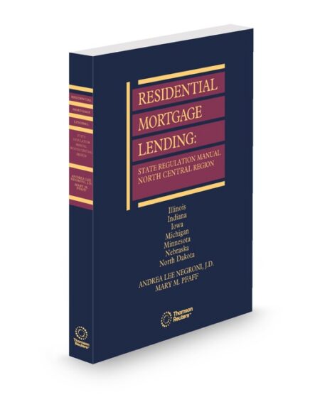 Residential Mortgage Lending North Central Region 2026 1 ed by Andrea Lee Negroni Mary Pfaff