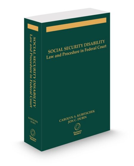 Social Security Disability: Law & Procedure in Federal Court 2026 ed by
