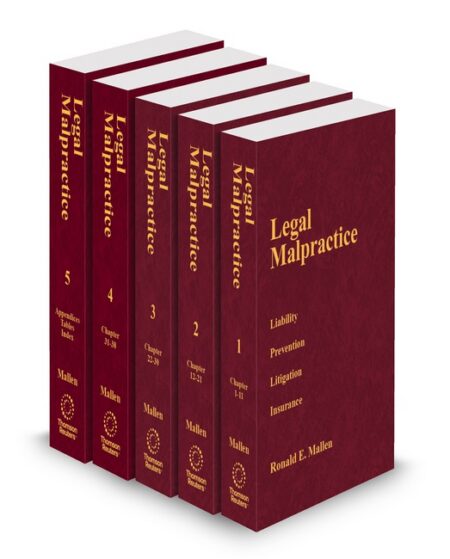 Mallen Legal Malpractice 2026 ed by Ronald E Mallen