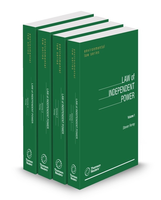 Independent Power Law 2025 2 ed by Steven Ferrey Economics (B A ); Environmental and Energy Planning (M A ); Law (J D ); postdoctoral Fulbright Fellow at the University of London