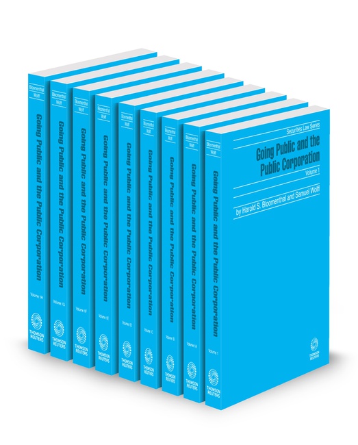 Going Public and The Public Corporation 2025 ed by Harold S Bloomenthal J D Samuel Wolff