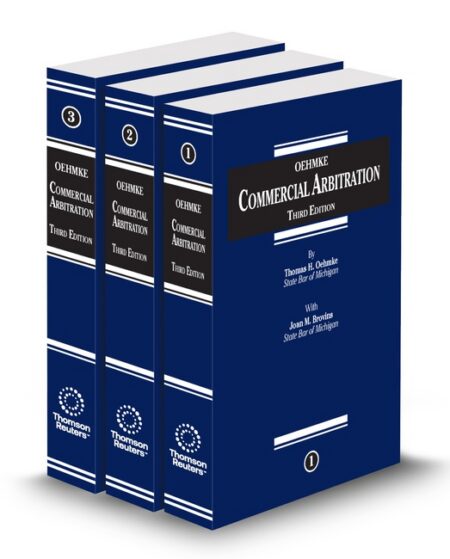 Commercial Arbitration Manual 2025 2 ed by Thomas H Oehmke