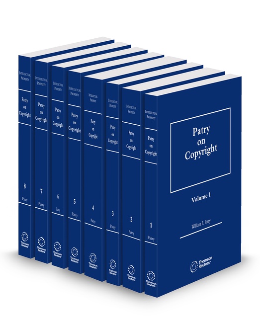 Patry On Copyright by William F Patry J D M A (Music)