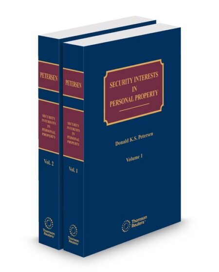 Security Interests In Personal Property 2025 2026 ed by