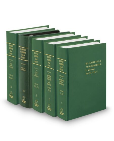 Blashfield Automobile Law and Practice 2025 2026 ed by Dewitt C Blashfield Frederick D Lewis Patrick M Kelly