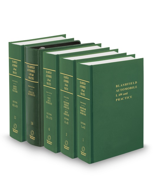 Blashfield Automobile Law and Practice 2025 2026 ed by Dewitt C Blashfield Frederick D Lewis Patrick M Kelly