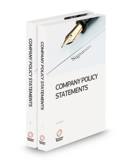 Business Laws Inc Company Policy Statements by Publisher's Editorial Staff