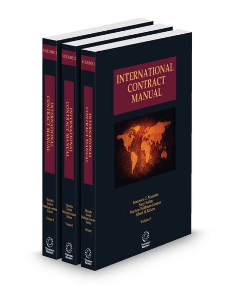 International Contract Manual 2025 2026 ed by