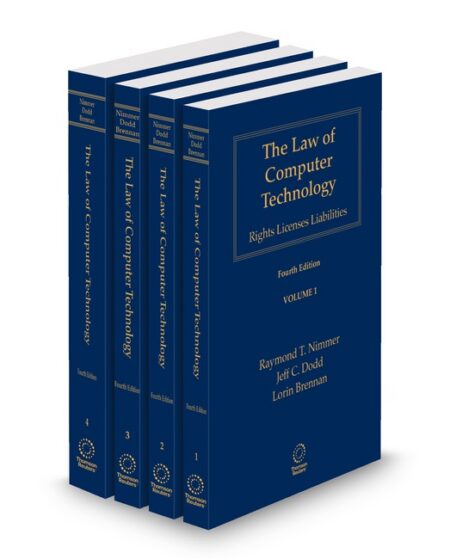 Law of Computer Technology 2026 ed by Raymond T Nimmer Professor