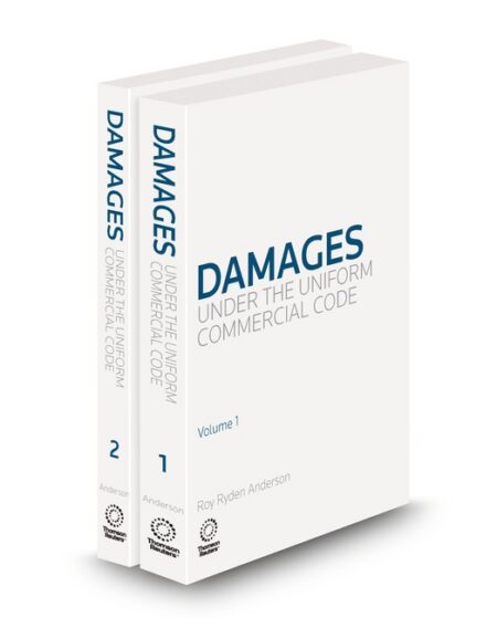 Damages Under The Uniform Commercial Code 2025 2026 ed by Roy Ryden Anderson
