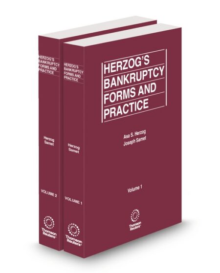 Bankruptcy Forms and Practice (Herzog) by Asa S Herzog Joseph Samet