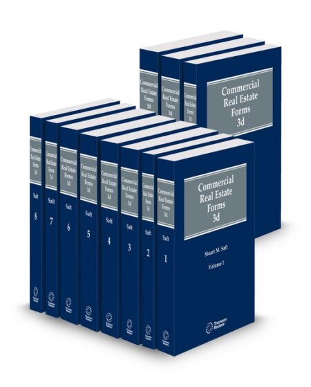 Commercial Real Estate Forms by Stuart M Saft