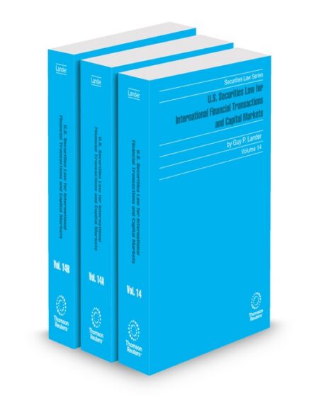 United States Securities Law for International Financial and Capital Markets 2025 2026 ed by