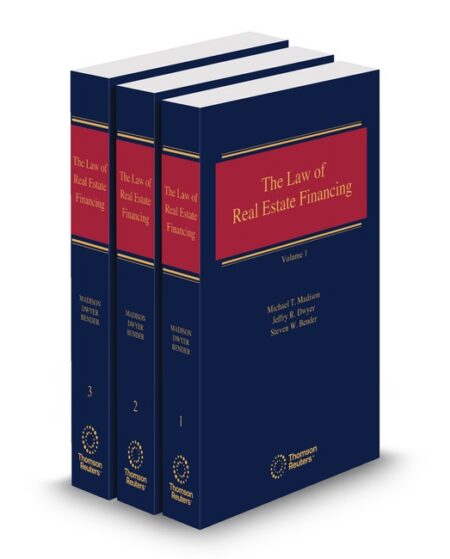 Law of Real Estate Financing 2026 ed by