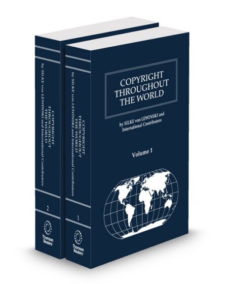 Copyright Throughout The World 2025 2026 ed by Silke von Lewinski Ph D