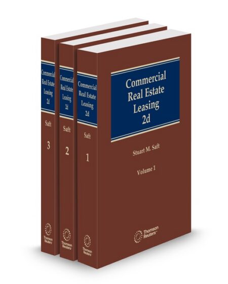 Commercial Real Estate Leasing 2025 ed by Stuart M Saft