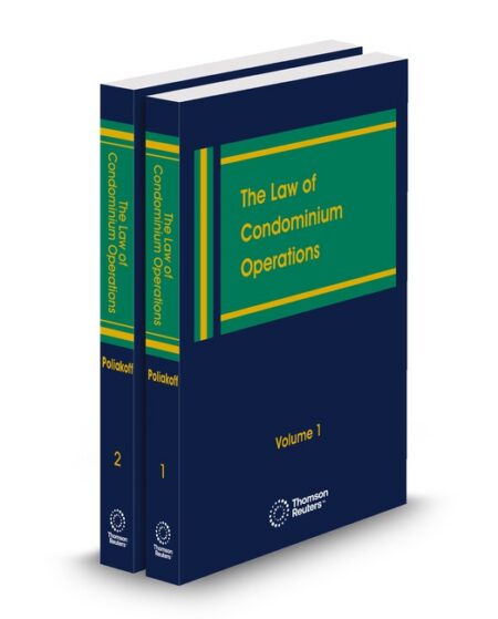The Law of Condominium Operations by Gary A Poliakoff