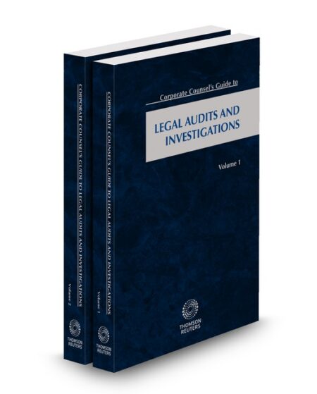 Business Laws Inc Corporate Counsels Guide To Legal Audits and Investigations by Publisher's Editorial Staff