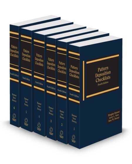 Pattern Deposition Checklists 2025 2026 ed by Douglas Danner Larry L Varn