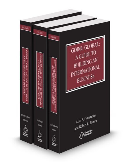 Going Global Manual 2025 2026 ed by Alan S Gutterman
