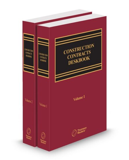Business Laws Inc Construction Contracts Deskbook by