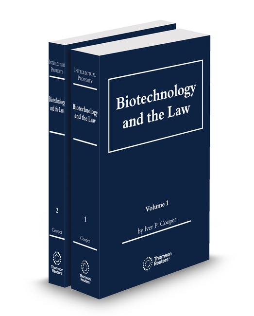 Biotechnology and The Law 2025 ed by Iver P Cooper B S (MIT) J D (Boston) LL M (George Washington)
