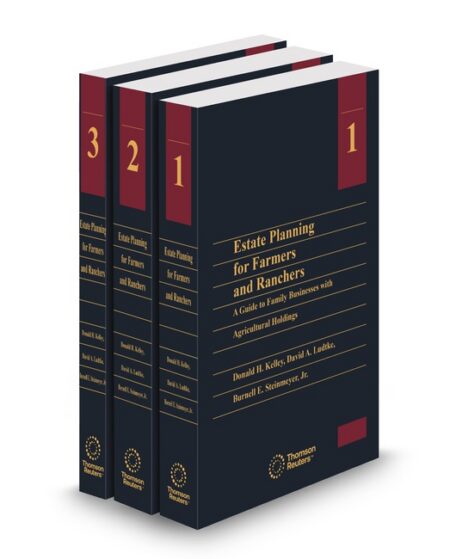 Estate Planning for Farmers and Ranchers 2025 2026 ed by Burnell E Steinmeyer Jr Donald H Kelley