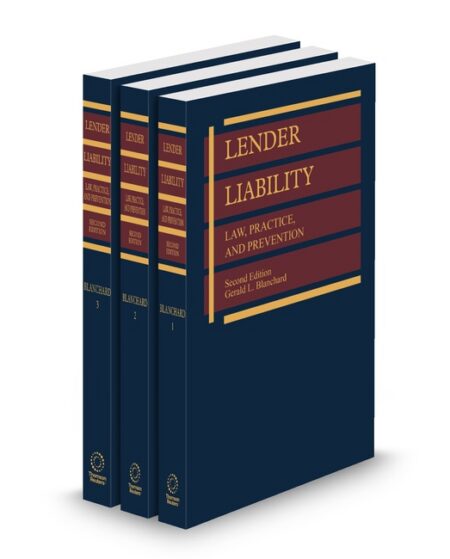 Lender Liability Law Practice and Prevention 2026 ed by Gerald L Blanchard