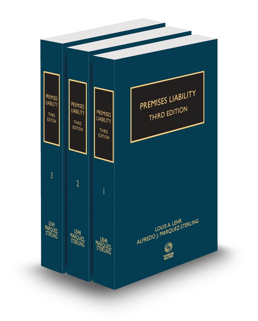 Premises Liability 2025 2026 ed by Alfredo J Marquez Sterling Louis A Lehr Jr
