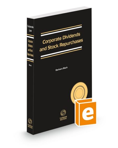 Corporate Dividends and Stock Purchase 2025 2026 ed by Barbara Black