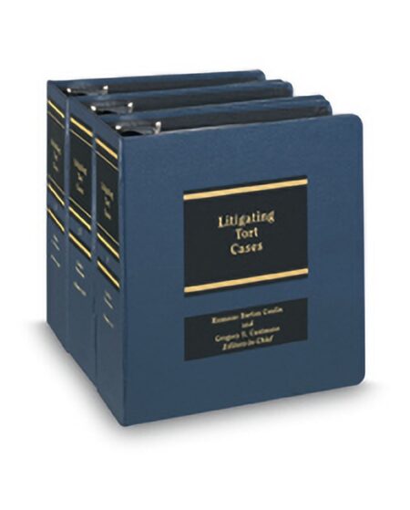 Atla Litigating Tort Cases by A Russell Smith Andrew L Berke Bruce H Stern Bruce J McKee Carrie R Frank Daniel C Cathcart Daniel G Abel David A Wenner David C Lee David Clay Snell David S Casey Jr Diane Fenner Dianne Jay Weaver Donald H Slavik Elizabeth F Kuniholm Elizabeth J Cabraser Eva Marie Mancuso Frank L Branson Gary B Pillersdorf Gary R Gober Gregg Y Neal Gregory S Cusimano Henry G Miller Ira Leesfield J D Lee James A Morris James E Fitzgerald James L Gilbert James R Bartimus James R Pratt III James R Seidl Jeremy Robinson Jim M Perdue Joel E Smith John A Day John E Fitzgerald John F Romano Judith A Livingston Kathleen Flynn Peterson Kelly J Smits Kim Church Larry R Rogers Jr Laura R Rose Leah O Taylor Lewis S Mike Eidson Linda Miller Atkinson Lisa A Blue Margaret Moses Branch Mark P Robinson Jr Mark R Kosieradzki Mark Sylvester Mary E Alexander Mary Lynn Tate Michael L Roberts Michael L Williams Michael R Hugo Monica E McFadden Murray Ogborn Ned Miltenberg Neil G Galatz Nicole Judge Nicole Schultheis Pamela Francis Patrick M Regan Paul J Komyatte Rhonda P Chambers Richard D Lawrence Robert E Cartwright Jr Robert J Bonsignore Robert J Mongeluzzi Robert J Stolt Robert S Peck Robin E Brewer Ron Morgan Ronald J Berke Roxanne Barton Conlin Russ M Herman S A Supina Sean M Cleary Sharon A Fitzgerald Sharon J Arkin Sonja L Deyoe Stanley D Helinski Stephen J Herman Stephen M Gorny Stevan C Dittman Steven J Lane Stuart A Ollanik Sumner H Lipman Susan E Loggans Susan J Schwartz The Hon Charles L Becton Theresa Zagnoli Thomas A Moore Thomas J Vesper Turner W Branch Wendell H Gauthier Willard J Moody Jr Willard J Moody Sr William J Milliken