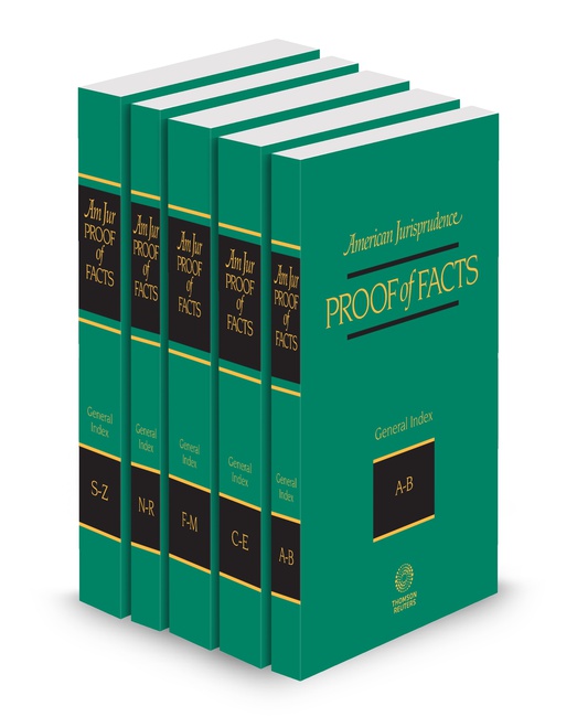 American Jurisprudence Proof of Facts 3D Index by