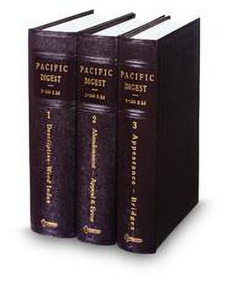 Pacific Digest 2D 101 C by