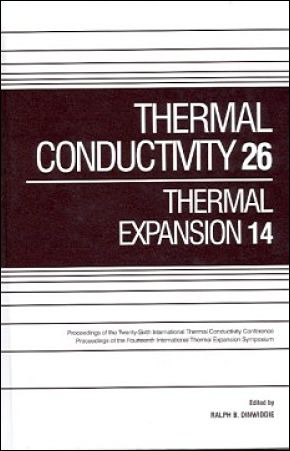 Thermal Conductivity 26/Thermal Expansion 14 by Ralph Dinwiddie Ph D