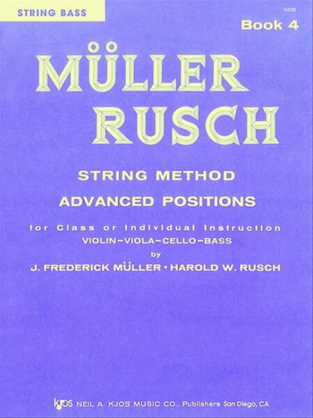 Muller Rusch String Method Book 4 Violin by Harold W Rusch